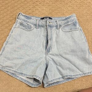 Hollister Women's Sky Blue Jean Shorts